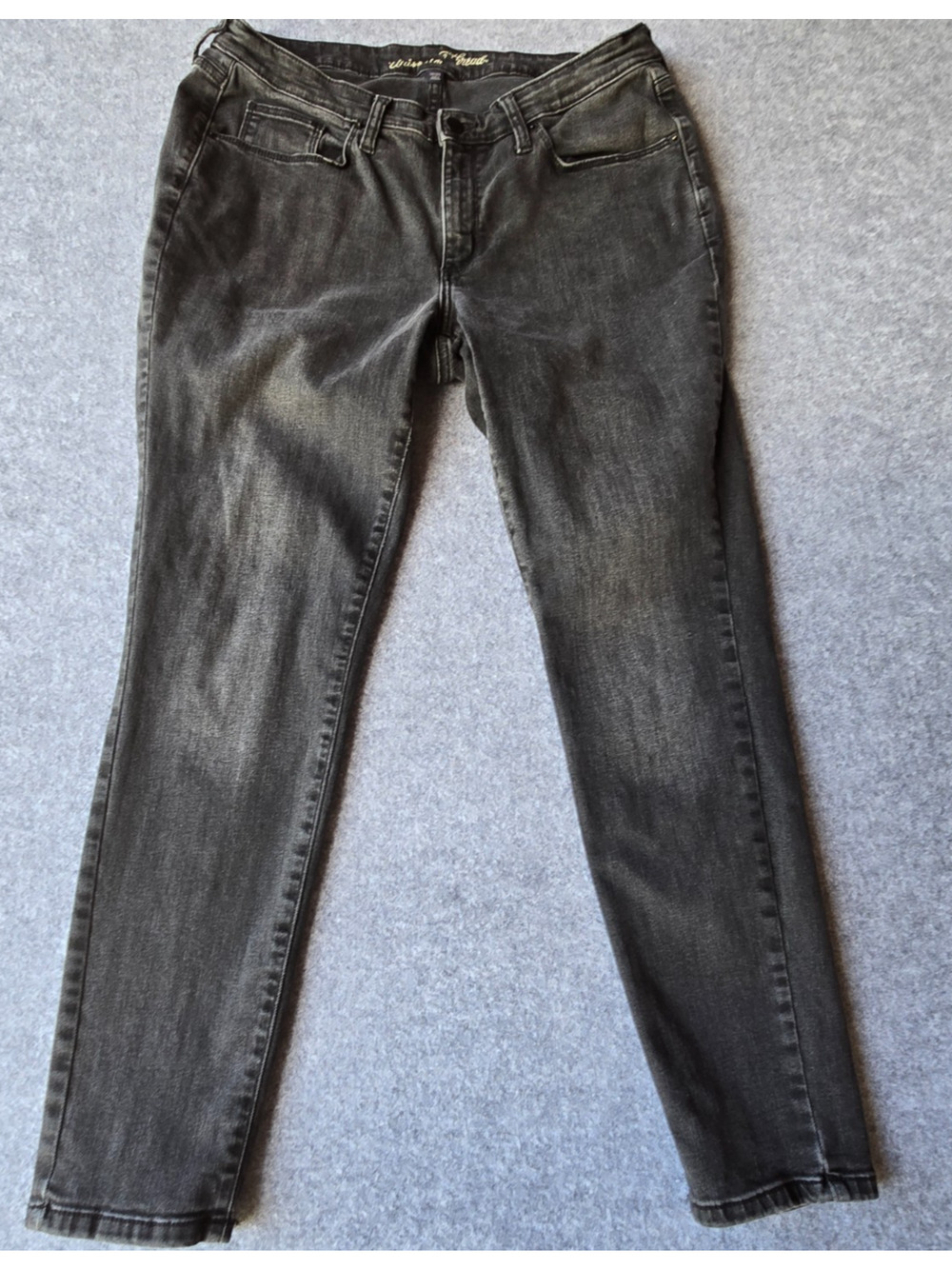 Universal Thread Women's Jeans Curvy Skinny Charcoal Size 14 (32x28)